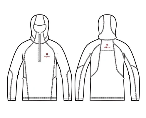 ТОЛСТОВКА С КАПЮШОНОМ KRYPTEK SHERPA ZIP HOODIE MANDRAKE- фото №3