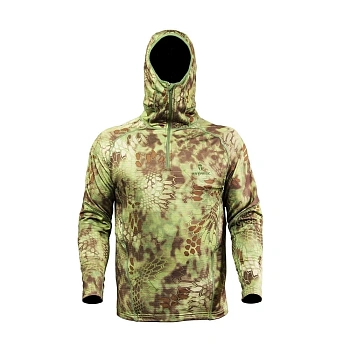 ТОЛСТОВКА С КАПЮШОНОМ KRYPTEK SHERPA ZIP HOODIE MANDRAKE