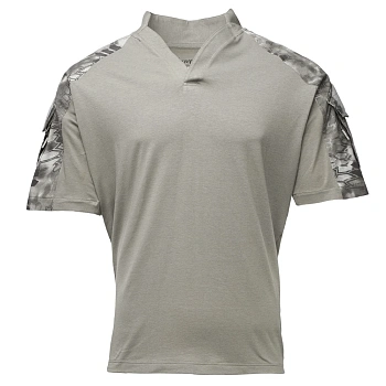 ТОЛСТОВКА KRYPTEK TACTICAL ВОРОТНИК РЕГБИ КОРОТКИЕ РУКАВА DARK CHARCOAL/RAID