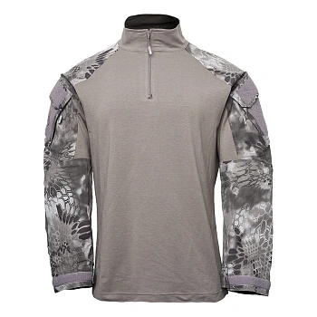 ТОЛСТОВКА KRYPTEK TACTICAL  МОЛНИЯ ДЛИННЫЕ РУКАВА DARK CHARCOAL/RAID