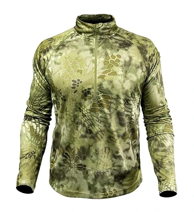 ФУТБОЛКА KRYPTEK HYPERION LS ZIP MANDRAKE- фото №1