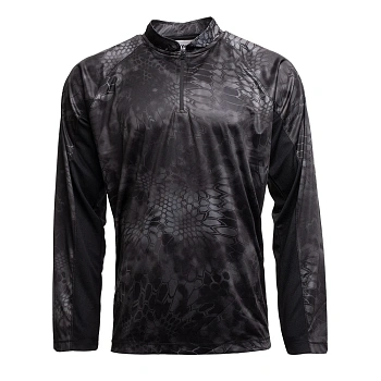 ТОЛСТОВКА KRYPTEK ZEPHYR 1/2 ZIP TYPHON/BLACK