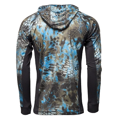 ТОЛСТОВКА С КАПЮШОНОМ KRYPTEK ZEPHYR HOODIE NEPTUNE/BLACK- фото №2