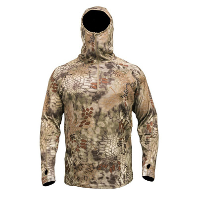 ТОЛСТОВКА С КАПЮШОНОМ KRYPTEK SHERPA ZIP HOODIE HIGHLANDER- фото №1