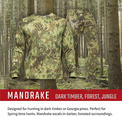 ФУТБОЛКА С ДЛИННЫМ РУКАВОМ KRYPTEK STALKER LS MANDRAKE- фото №3